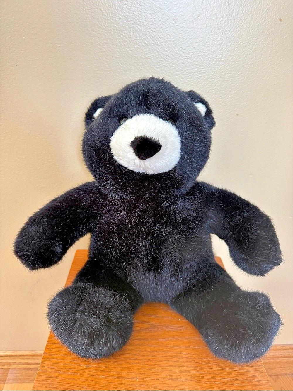 vintage Build-A-Bear Chubby Cubby black bear, originally released around 1997.